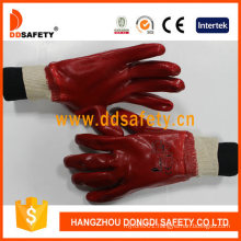 Ddsafety Hot Sale Red PVC Fully Dipped Gloves